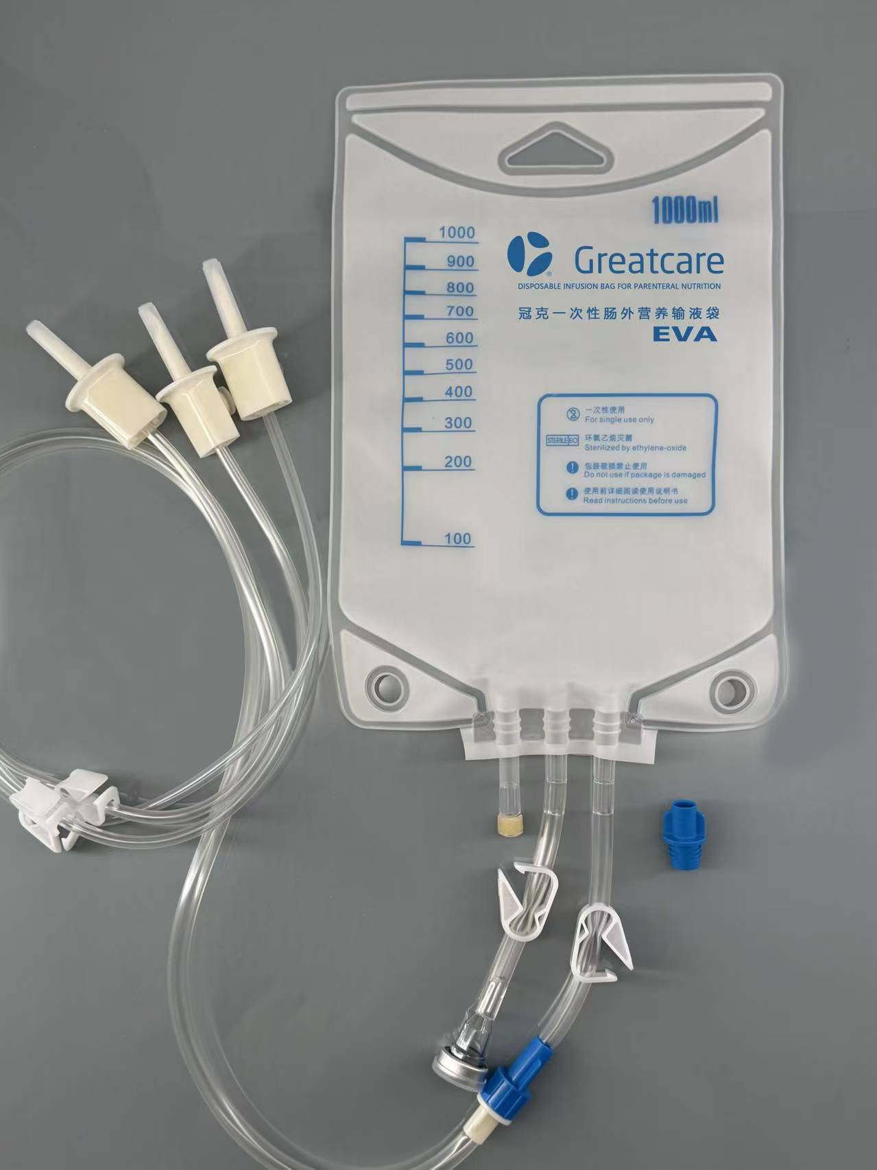 Parenteral qidalanma üçün birdəfəlik infuziya çantası